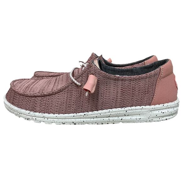 Hey Dude Ladies Wendy Sport Mesh Light Pink Slip On Shoes US Size 10 New - Picture 1 of 7